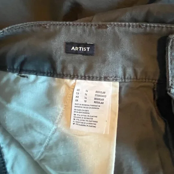 AEO Artist Stretch Chino in Gray - Picture 4 of 4